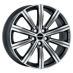 шина - euro-diski.ru Шины R22 5x108 9J ET45 D63,4 MAK Birmingham Gunmetal Mirror Face