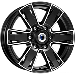 R17 6x114,3 7J ET39 D67,1 Rapid Севенна оригRapid (КС726) Алмаз черный 