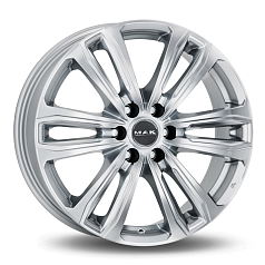 Диск R20 6x139,7 8,5J ET20 D106,1 MAK Safari 6 Silver 
