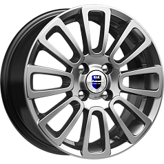 Диск R15 4x100 6J ET40 D60,1 Rapid Неман-оригинал (КС717) Дарк платинум