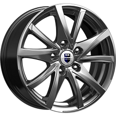 Диск R16 5x114,3 6,5J ET50 D67,1 Rapid Игуана (КС570) Дарк платинум