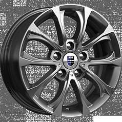 Диск R15 5x100 6,5J ET38 D67,1 К&К Urals (КС732) Дарк платинум