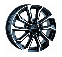 Диск R15 5x100 6J ET38 D57,1 Dezent KS black polished