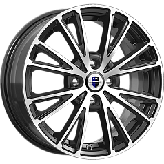 Диск R16 4x98 6J ET35 D58,5 K&K Меандр (КС879-00) Алмаз чёрный 