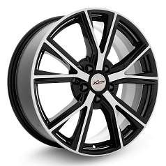 Диск R18 5x108 7,5J ET38 D54,1 X'trike X-122 BK/FP Москвич 3