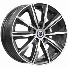 Диск R16 5x114,3 7J ET40 66,1 K&K Арнар (КС904) алмаз черный