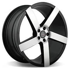 Диск R19 5x100 8,5J ET45 D57,1 Vissol V-080R Black-With-Machined-Face