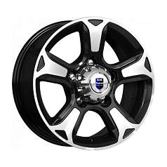 Диск R16 5x139,7 7J ET35 D98 Скад Атлант алмаз черный