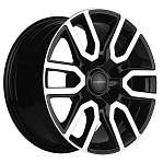 R17 6x139,7 8J ET36 D100,1 Khomen KHW1723 (Tank 300) Black-FP