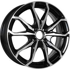Диск R16 4x100 6J ET52 D54,1 Rapid Brent оригинал (КС733) алмаз черный