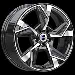 R18 5x112 7,5J ET43 D57,1 K&K Кайан (КС1012) алмаз чёрный