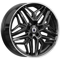 Диск R19 5x114,3 7J ET40 D64,1 K&K Колумб (КС1038) алмаз чёрный