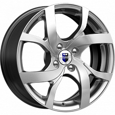 Диск R16 5x108 6,5J ET43 67,1 K&K Палермо (КС607) дарк платинум