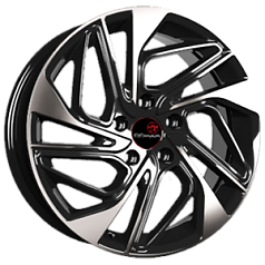 Диск R17 5x112 7J ET40 57,1 Remain R206 Алмаз черный