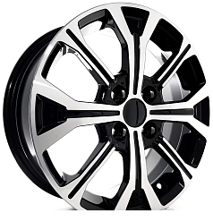 Диск R15 4x100 6J ET46 D54,1 К&К КС945 (15_Rio FB_FL) алмаз черный 