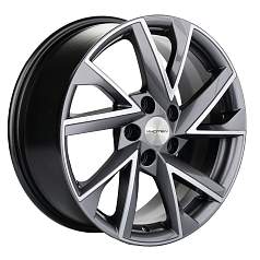 Диск R17 5x114,3 7J ET45 D67,1 Khomen KHW1714 ( 17 ZV i40) Gray-FP
