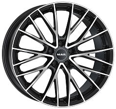 Диск R20 5x112 8,5J ET27 D66,6 MAK Speciale Black Mirror 