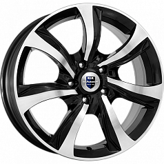 Диск R17 5x110 7J ET51 67,1 K&K Либерти-оригинал (КС654) алмаз черный 
