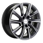 R15 5x105 6J ET39 D56,6 Khomen KHW1507 (Chevrolet Aveo) Gray-FP