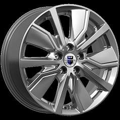 Диск R16 5x114,3 6,5J ET40 D66,1 K&K Гамбит (КС961) дарк платинум
