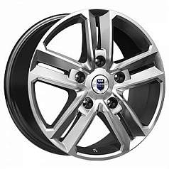Диск R18 5x114,3 8J ET50 D66,1 К&К Backfire дарк платинум