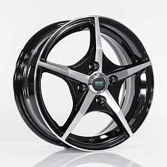 Диск R14 4x100 5,5J ET49 D56,6 Megami MGM-19FF BKF