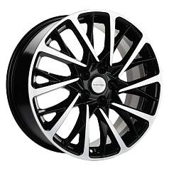 Диск R18 5x108 7,5J ET52,5 D63,35 Khomen KHW1804 ( 18_ ZV Kuga) Black-FP
