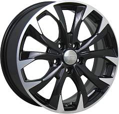 Диск R17 5x114,3 7J ET53 D67,1 K&K КС740 (ZV 17_Ceed) алмаз черный