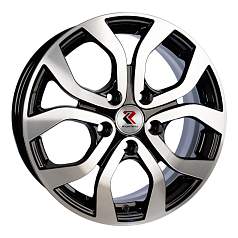 Диск R16 5x114,3 6,5J ET50 D67,1 RepliKey Cerato (R164 ) BK/FP