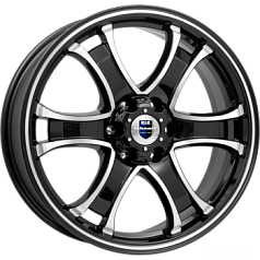 Диск R18 6x127 7,5J ET38 77,9 К&К Балеар Алмаз чёрный