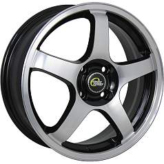 Диск R15 4x100 6J ET47 D60,1 Cross Street СR-14 BKF