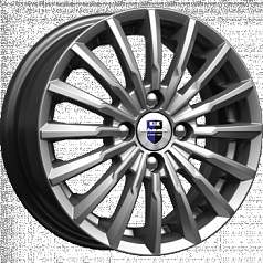 Диск R14 4x100 5,5J ET45 D56,6 K&K Акцент дарк-платинум