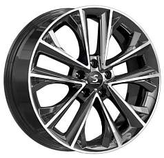 Диск R18 5x112 7J ET43 D57,1 Скад Premium Series КР012 diamond quartz 