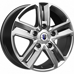 Диск R18 5x114,3 8J ET50 67,1 K&K Backfire (КС763) дарк платинум 