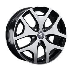 Диск R17 5x114,3 7J ET50 D67,1 Replay KI187 BKF