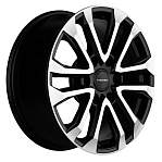 R18 6x139,7 7,5J ET25 D106,1 Khomen KHW1805 ( 18_ZV Toyota LC Prado) Black-FP