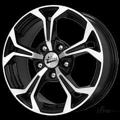 Диск R15 5x110 6,5J ET35 D65,1 iFree Эрнесто Блэк-Джек