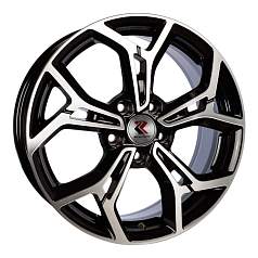 Диск R17 5x112 7,0J ET49 D57,1 RepliKey Octavia (R203 ) BK/FP