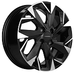 R14 4x100 5,5J ET35 D58,5 Khomen KHW1402 (Lada Granta) Black-FP
