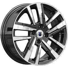 Диск R15 4x98 6J ET35 D58,5 K&K Хант (КС1034) алмаз чёрный
