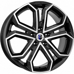 Диск R19 5x112 8,5J ET32 66,6 K&K Пандора (КС466) алмаз черный 