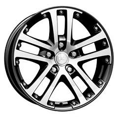 Диск R17 5x112 7J ET47 D57,1 K&K Центурион алмаз черный (КС423)