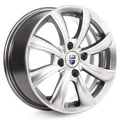 Диск R15 4x100 6J ET45 54,1 K&K Бриз-оригинал (КС611) дарк платинум