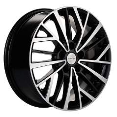 Диск R17 5x114,3 7J ET40 D66,1 Khomen KHW1717 ( 17 ZV Qashqai) Black-FP