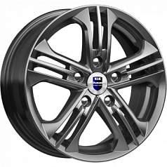 Диск R16 5x114,3 6,5J ET45 D60,1 K&K КС666 Trinity-оригинал дарк платинум