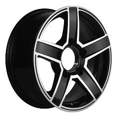 Диск R16 5x139,7 6,5J ET40 D98,5 Khomen KHW1614 (Lada Niva 4x4) Black-FP