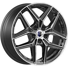 Диск R17 5x110 7J ET35 D65,1 K&K Юнион (КС1025) алмаз чёрный