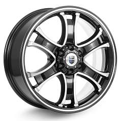 Диск R18 6x114,3 7,5J ET30 D66,1 К&К Балеар (КС727) Алмаз черный