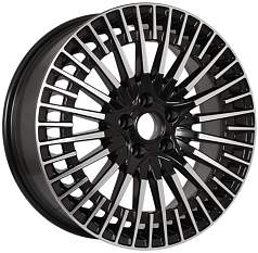 Диск R18 5x114,3 7J ET37 D66,6 KDW KD1820 (КС1096-04) Black_Front_Polished