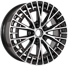 Диск R17 5x112 7J ET45 D57,1 KDW KD1730 (КС1098-13) Black_Front_Polished